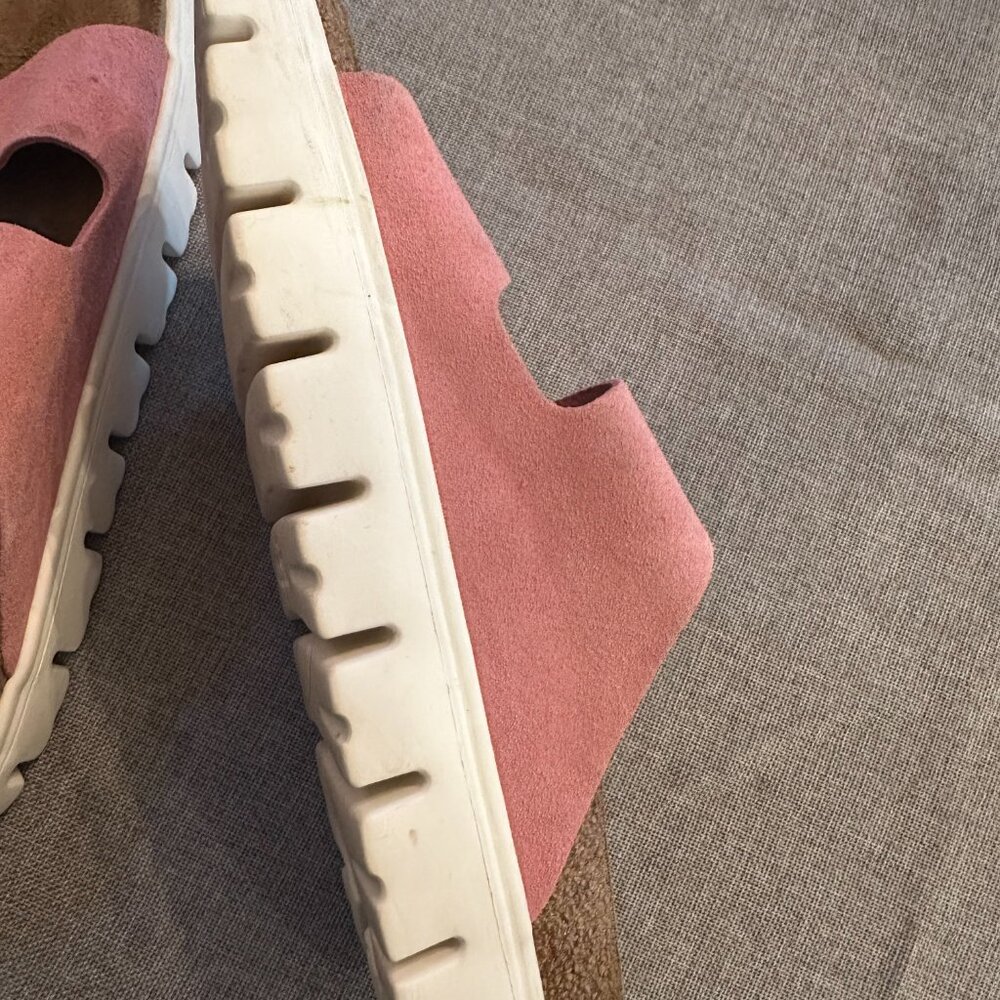 Pink Platform Papillio (Birkenstock) Sandals